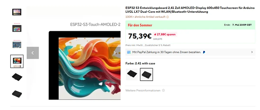 AMOLED S3 Mini-Display