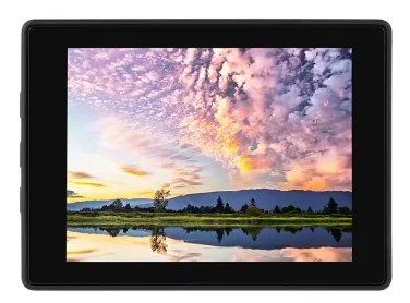 ESP32-S3 Touch-AMOLED Modul Vorderseite Display